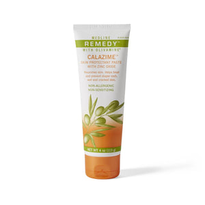 Remedy with Olivamine Calazime Skin Protectant Paste 4 oz Tube Pack of 4