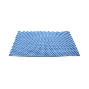 McKesson 136-28520 Mattress Overlay, Convoluted Foam, 72 L X 33 W X 4 H Inch, Blue, 1 Each 30900466