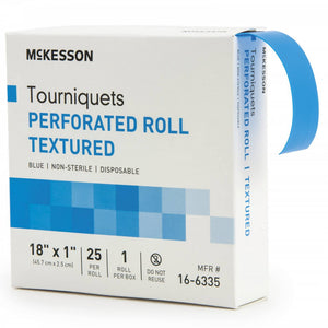 McKesson 16-6334 Tourniquet Band, Box of 250