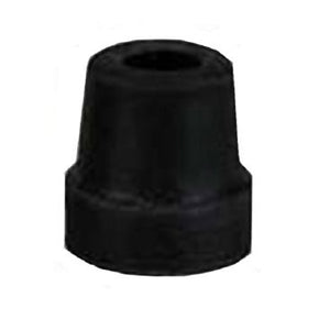 Drive Medical Replacement Tips for Small Base Quad Canes, 1/2" Diameter, Black, 8 Count