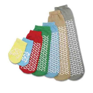 Medline Safety Skids Slippers Gray, Case of 48