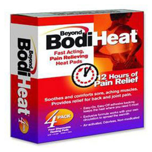 BEYOND BODY HEAT 74984 Pain Relief patch. Box of 4