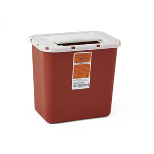 Medline Multipurpose Sharps Containers: Red, 8 QT, 1 Count