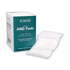 Medline Sterile Abdominal Pads: 8" x 7.5", 240 Count