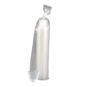 Dynarex Medicine Cup, 1 oz., Clear, Polypropylene, Disposable, Bag of 100