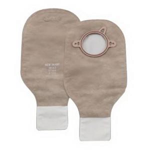 New Image 2-Piece Drainable Ostomy Pouch - 2-Sided Comfort Panel, Clamp Closure, Filter, 12" L, 1-3/4", Beige, Box of 10 35745864