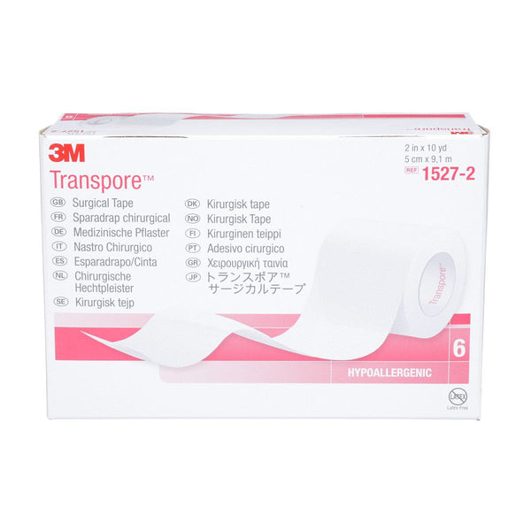 3M Transpore Surgical Tape Transparent NonSterile, 3 Inch X 10 Yard