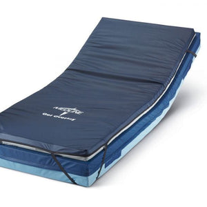 Medline Premium Gel Foam Overlay: 300 lbs Weight Capacity Blue