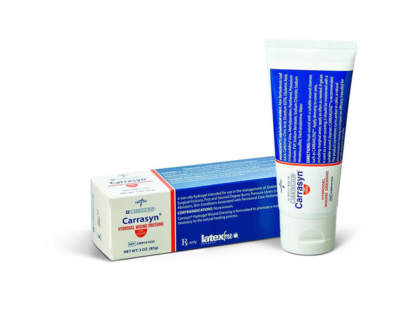 Carrasyn Hydrogel Wound Dressing with Acemannan Hydrogel 3 oz Tube Carrasyn Hydrogel Wound Dressing with Acemannan Hydrogel 3 oz Tube