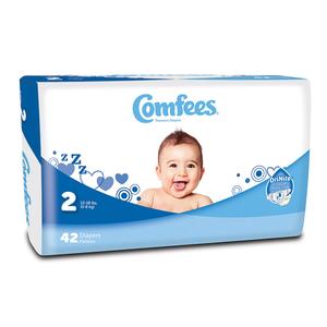Comfees CMF-2 Baby Diapers, Bag of 42 83006495