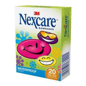 Nexcare 59420 Waterproof Bandage, Box of 20