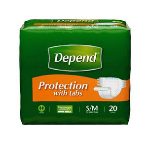 Depend 35456 Adult Incontinent Briefs, Pack of 20 68122746