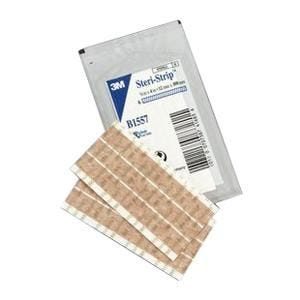 3M B1557 SteriStrip Blend Tone Skin Closure Strip, 1/2" x 4" Tan. 1 count 48860275