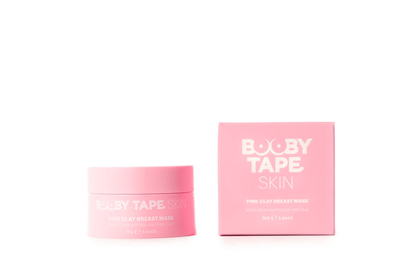 Booby Tape Miracle Pink Clay Breast Mask, Clarify and Detox Skin, 2.64 oz, 1 Count 76177633