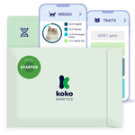 Koko Genetics Starter DNA Test for Cats, Analyzes & Identifies 40+ Breeds and Offers 46+ Genetic Traits and Ancestry Reports, Lifetime Updates Included
