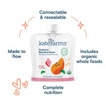 Kate Farms Organic Pediatric Blended Meal, Multiple Flavors, 8G Protein, Organic Whole Foods, Oral or Tube Feed Nutrition, Gluten Free and Non-GMO, 8.45 FL Oz, Pack of 12 or 1 Each 10189764 56654881