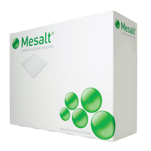 Mesalt Sodium Chloride Impregnated Dressing, Square 8 X 8 Inch / 4 X 4 Inch Folded, Sterile, Box of 30