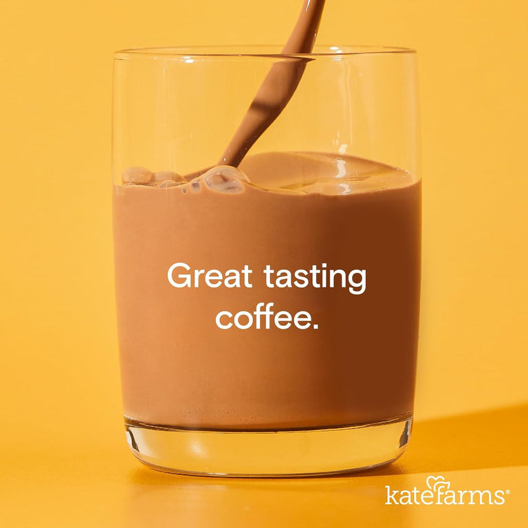 Kate Farms Organic Plant Based Nutrition Shake, Vanilla, Chocolate, and Coffee Flavors, 16g protein, 27 Vitamins and Minerals, Meal Replacement, Protein Shake, Gluten Free, Non-GMO, 11 oz, 11 FL Oz, Pack of 12 or 1 Each 46060736 86209759