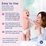 Limerick Silicone Breast Cup Assembly, One Size Fits All, Includes Breast Cup, Cap, Brace & Gasket 10314022