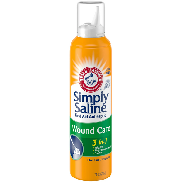 Simply Saline 3 in 1 Wound Wash 7.1 oz Bottle