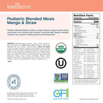 Kate Farms Organic Pediatric Blended Meal, Multiple Flavors, 8G Protein, Organic Whole Foods, Oral or Tube Feed Nutrition, Gluten Free and Non-GMO, 8.45 FL Oz, Pack of 12 or 1 Each 10189764 56654881