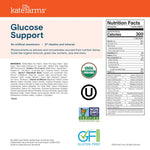 Kate Farms Glucose Support 1.2 Shake, Vanilla Flavor, Organic Plant Based, 16g Protein, 27 Vitamins and Minerals, Diabetic Nutrition Meal Replacement, Gluten Free and Non-GMO, 8.45 Fl Oz, Pack of 12 or 1 Each 56649990 89776000