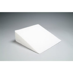 Hermell Foam Slant Wedge with White Zip Cover, 21" x 21" x 11", White