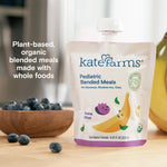 Kate Farms Organic Pediatric Blended Meal, Multiple Flavors, 8G Protein, Organic Whole Foods, Oral or Tube Feed Nutrition, Gluten Free and Non-GMO, 8.45 FL Oz, Pack of 12 or 1 Each 60716318 46174410