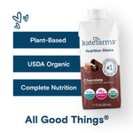 Kate Farms Organic Plant Based Nutrition Shake, Vanilla, Chocolate, and Coffee Flavors, 16g protein, 27 Vitamins and Minerals, Meal Replacement, Protein Shake, Gluten Free, Non-GMO, 11 oz, 11 FL Oz, Pack of 12 or 1 Each 36727887 98777883