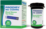 PRODIGY No Coding Blood Glucose Test Strips, Box of 50 Strips 94510232