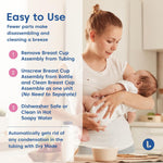 Limerick ComforTouch Kit for PJ's Comfort & Joy Standrd Breast Pumps, Includes 2 Silicone Gaskets, 2 BPA-free Bottles, 4 Silicone Gaskets, & 1-micron Filter with DEHP-free Tubing 38339962