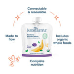 Kate Farms Organic Pediatric Blended Meal, Multiple Flavors, 8G Protein, Organic Whole Foods, Oral or Tube Feed Nutrition, Gluten Free and Non-GMO, 8.45 FL Oz, Pack of 12 or 1 Each 60716318 46174410