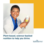 Kate Farms Renal Support 1.8 Shake, Vanilla Flavor, Organic Plant Based, 20g Protein, 27 Vitamins and Minerals, Specialized Dialysis Nutrition Support, Gluten Free and Non-GMO, 8.45 Fl Oz, Pack of 12 or 1 Each 25705634 80168769