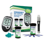 PRODIGY Glucose Monitor Kit with AutoCode Talking Meter, 100ct Test Strips, Lancing Device, 10ct Lancets 85166375