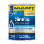 Similac 360 Total Care Non-GMO Infant Formula Powder, 5 HMP Prebiotics, Immune Support, 30.8 Oz., 1 Each or Case of 6 28572876 19307100