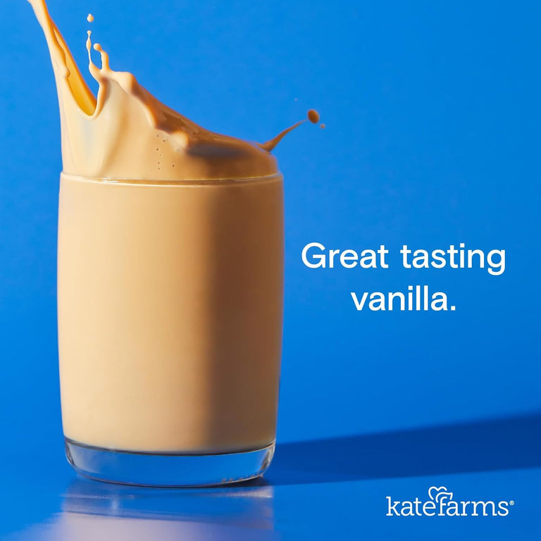 Kate Farms Adult Standard 1.4 Formula, Chocolate, Vanilla, and Plain Flavors, Sole Source Nutrition, Meal-Replacement Shake or Supplemental Drink, Complete Vegan Protein Shake, 11 FL Oz, Pack of 12 or 1 Each 23377621 15525027