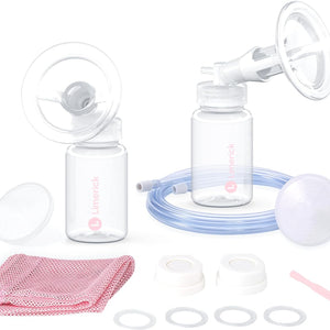 Limerick ComforTouch Kit for PJ's Comfort & Joy Standrd Breast Pumps, Includes 2 Silicone Gaskets, 2 BPA-free Bottles, 4 Silicone Gaskets, & 1-micron Filter with DEHP-free Tubing 38339962