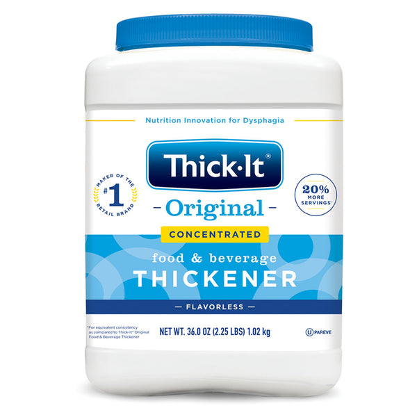 Kent Precision Foods Thick-It Original Concentrated Food and Beverage Thickener: 15 Calories, 36 oz, Canister, Unflavored, 1 Count