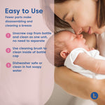 Limerick 4oz Breast Milk Storage Bottles, BPA Free & Dishwasher Safe, Formula Storage Bottles, Open Neck for Easy Collection & Storage 26093387