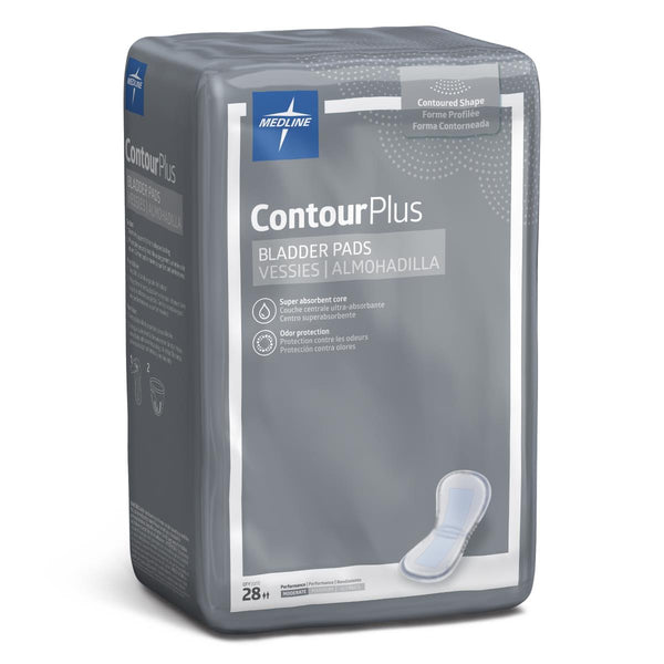 ContourPlus Bladder Control Pad for Incontinence, Moderate, 5.5