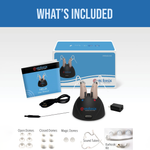 Otofonix Helix Rechargeable OTC Hearing Aids with Advanced Noise Cancellation, Behind-the-Ear Nearly-Invisible Fit, for Seniors & Adults with Moderate to Severe Hearing Loss, 1 Pair, Beige