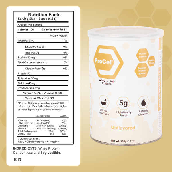 Global Health Products Procel Whey Protein Supplement: 1 Count, 10 oz ...