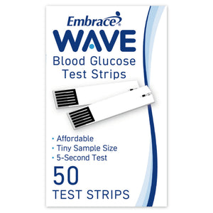 Embrace WAVE Blood Glucose Test Strips 27895162