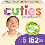 Cuties Complete Care Diapers, Skin Smart, Absorbent, Hypoallergenic, Flexible and Secure Tabs, Comes in Multiple Sizes 57220229