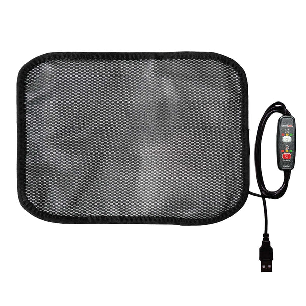Cabeau Incredi-Heat USB-Powered Portable Heating Pad, 3 Temperature Settings, Black 30750203