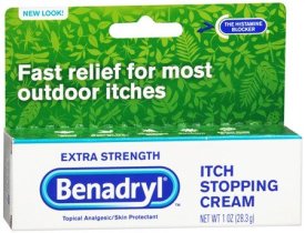 Benadryl 1% Strength Itch Relief Cream 1 oz tube, 1 Each 99698729