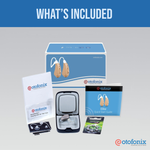 Otofonix Elite Hearing Amplifier with Background Noise Reduction, Lightweight and Nearly-Invisible, for Adults & Seniors with Mild to Moderate Hearing Loss 