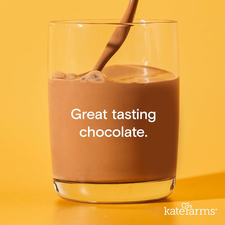Kate Farms Adult Standard 1.0 Formula, Organic Vegan Plant Based Nutrition Shake, Vanilla, Chocolate, and Plain Flavors, 16G Protein, 28 Vitamins + Minerals, Gluten Free and Non-GMO, 11 FL Oz, Pack of 12 or 1 Each 34654826 74392194