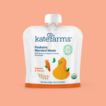 Kate Farms Organic Pediatric Blended Meal, Multiple Flavors, 8G Protein, Organic Whole Foods, Oral or Tube Feed Nutrition, Gluten Free and Non-GMO, 8.45 FL Oz, Pack of 12 or 1 Each 31326128