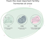 Mira Fertility MAX Starter Kit, Predict & Confirm Ovulation + 6 Day Fertility Window, Mira Analyzer, 20 Mira Max Wands to Track Actual E3G, LH, & Progesterone (PdG) Levels + Mira App Included 64563300